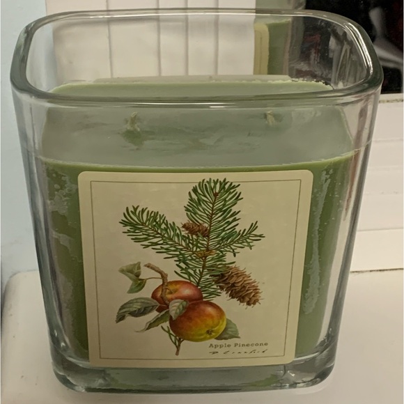FLASHPOINT CANDLE “Apple Pinecone” 2-WICK SOY CANDLE IN GLASS! Hand Poured USA - Picture 3 of 9